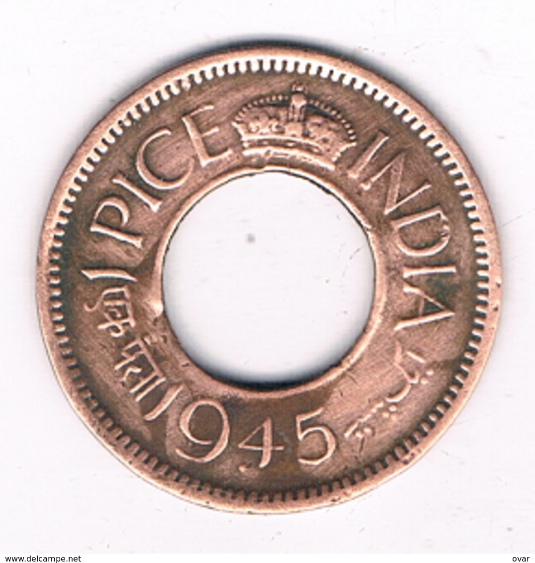 1 PICE 1945 INDIA /3481G/ - Inde