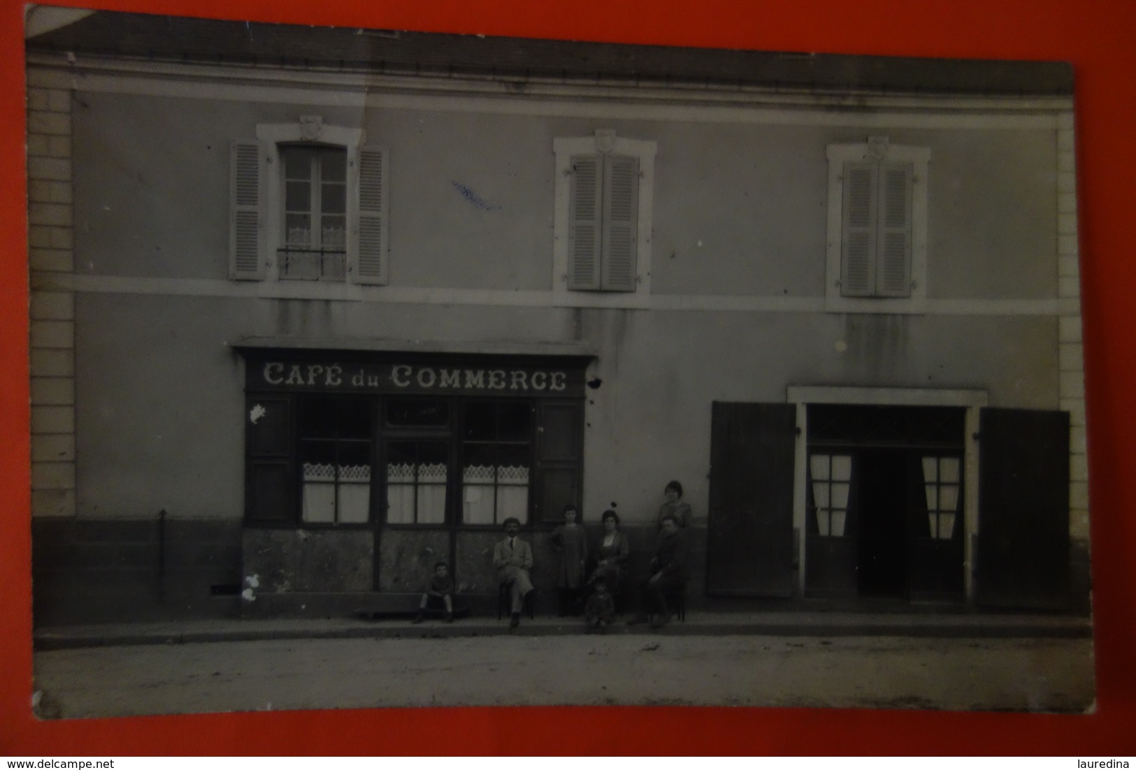 CARTE PHOTO COMMERCE - CAFE DU COMMERCE - Cafés