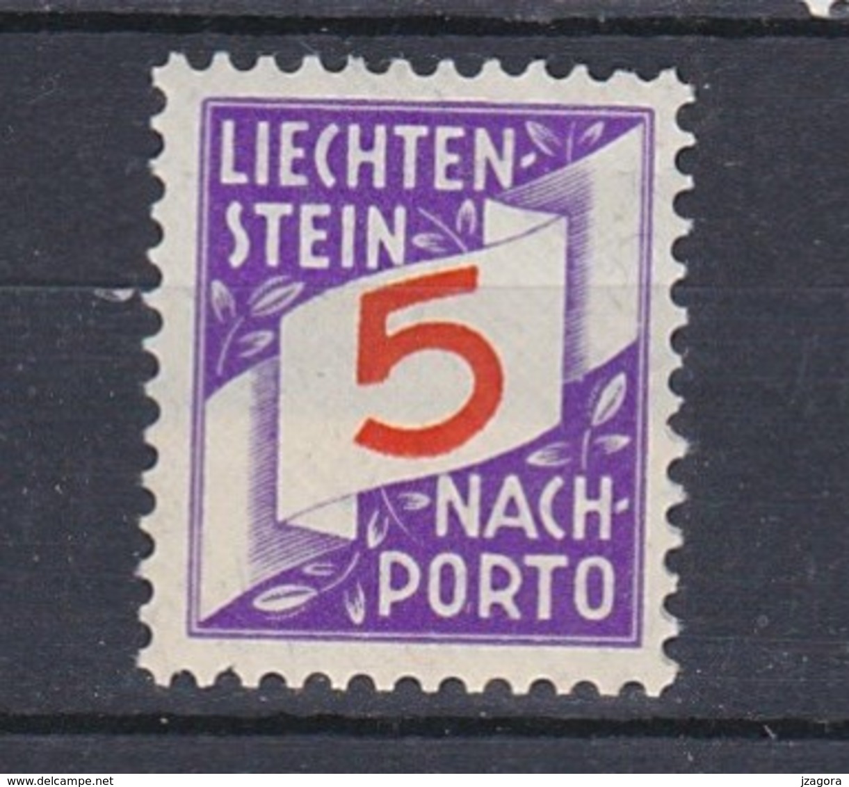 LIECHTENSTEIN 1928 MI 13 PORTOMARKEN MNH - Fiscaux