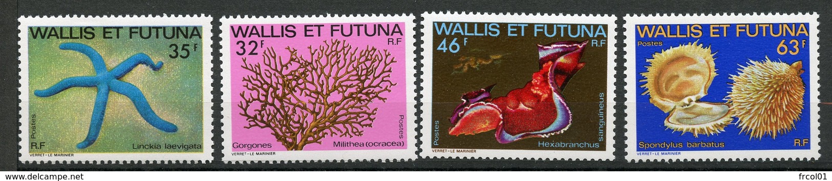 Wallis & Futuna, Yvert 297/300, Scott 294/297, MNH - Ongebruikt