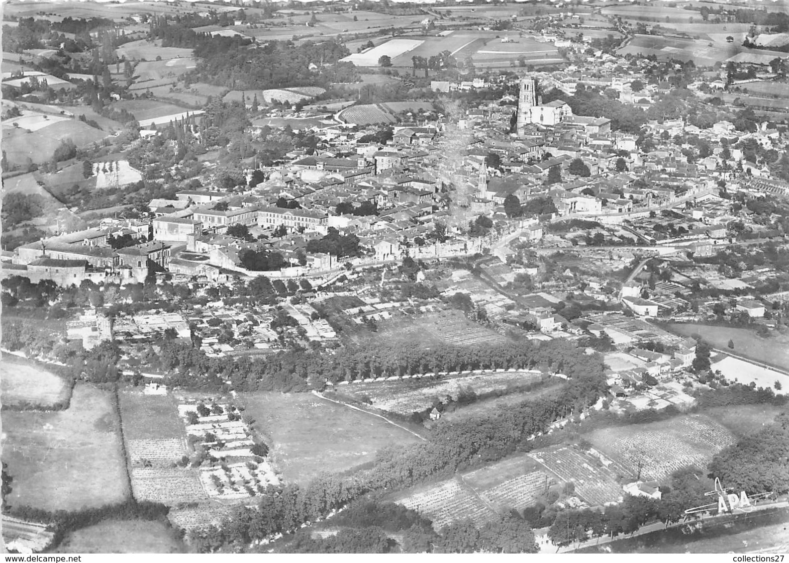 32-LECTOURE- VUE AERIENNE - Lectoure