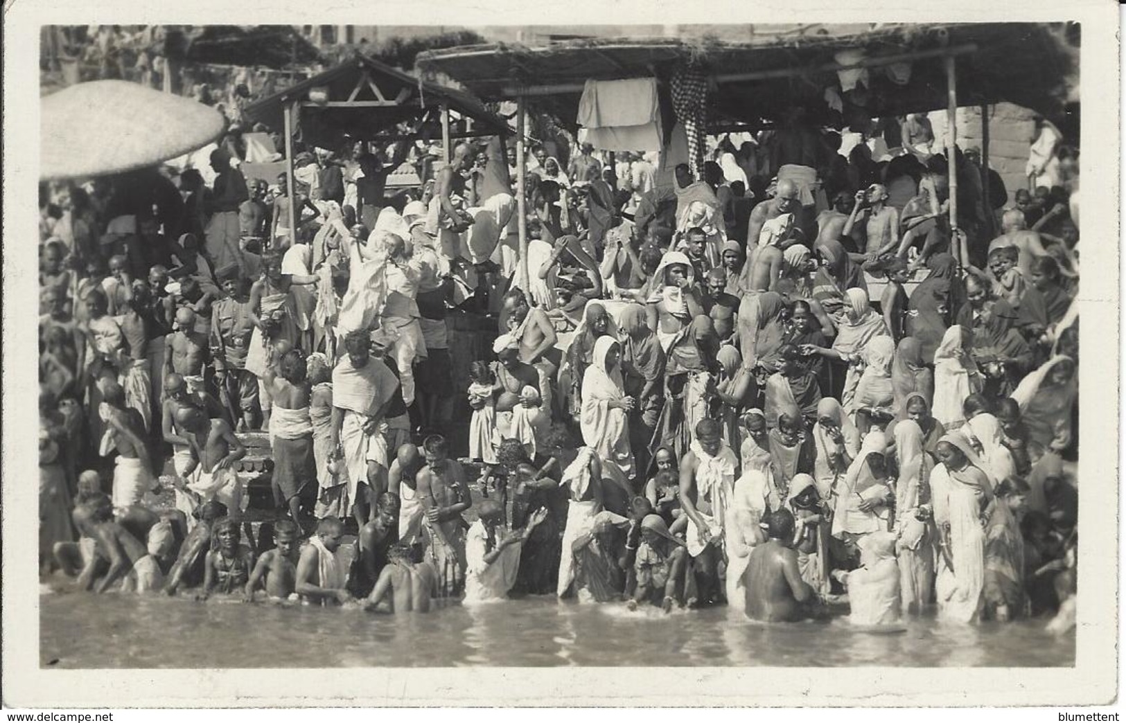 CPA Inde India Britannique Anglaise écrite Type Ethnic Métier Carte Photo RPPC - Inde