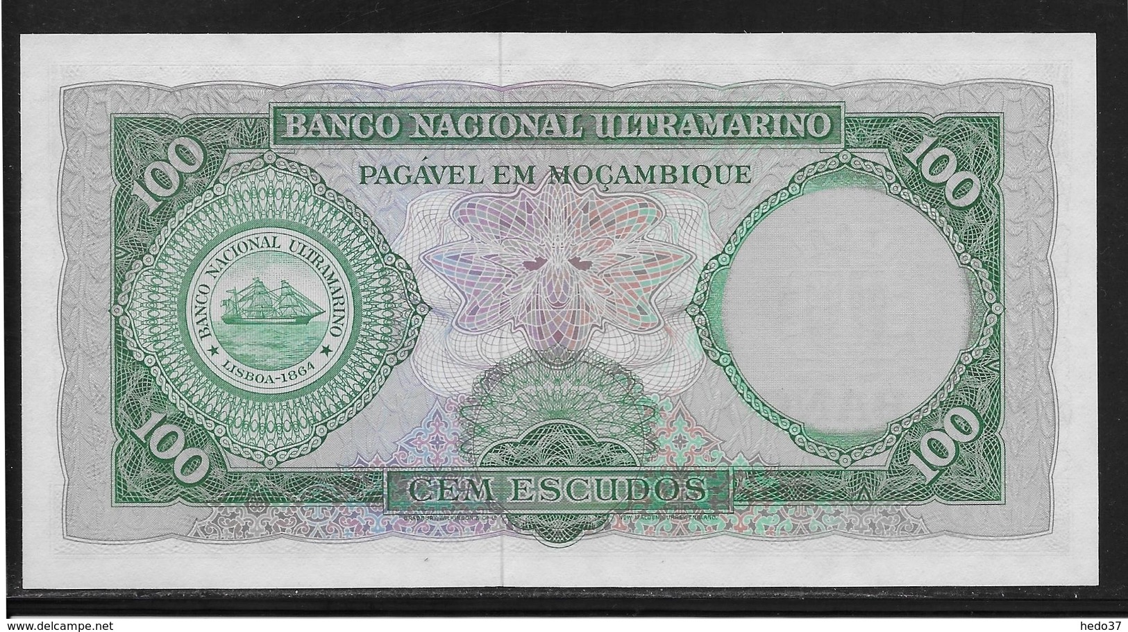 Mozambique - 100 Escudos - Pick N°117 - NEUF - Mozambique
