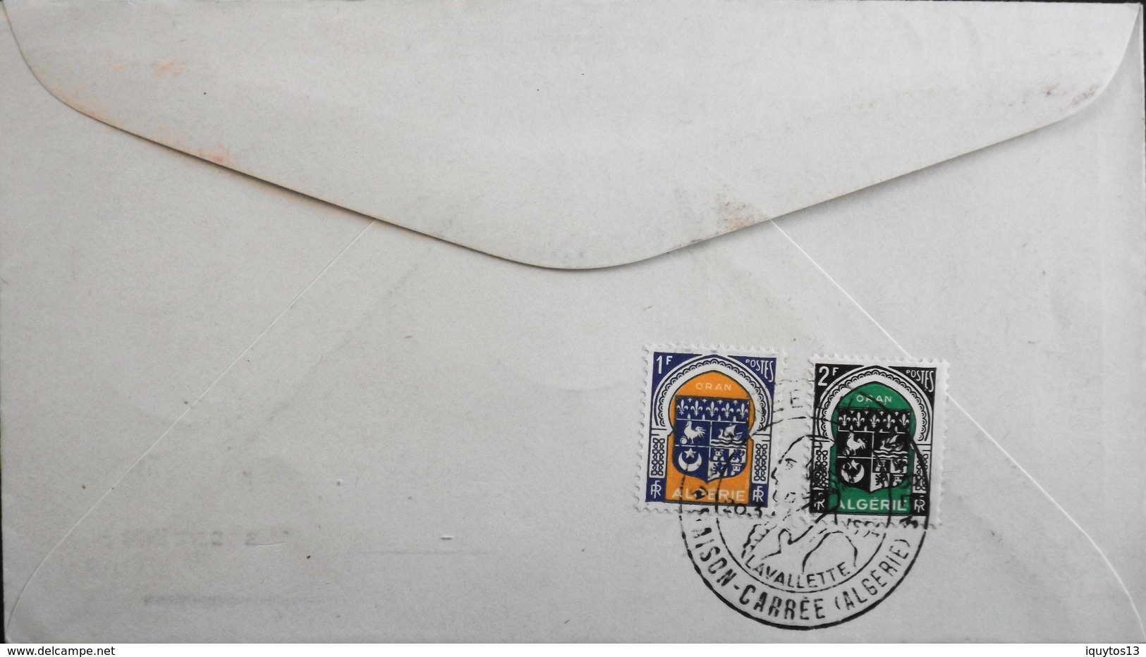 Enveloppe 1er Jour ALGERIE - JOURNEE Du TIMBRE 1954  Affr. N° 308 Y & T - Maison Carrée Daté Le 20.3.1954 - TBE - FDC