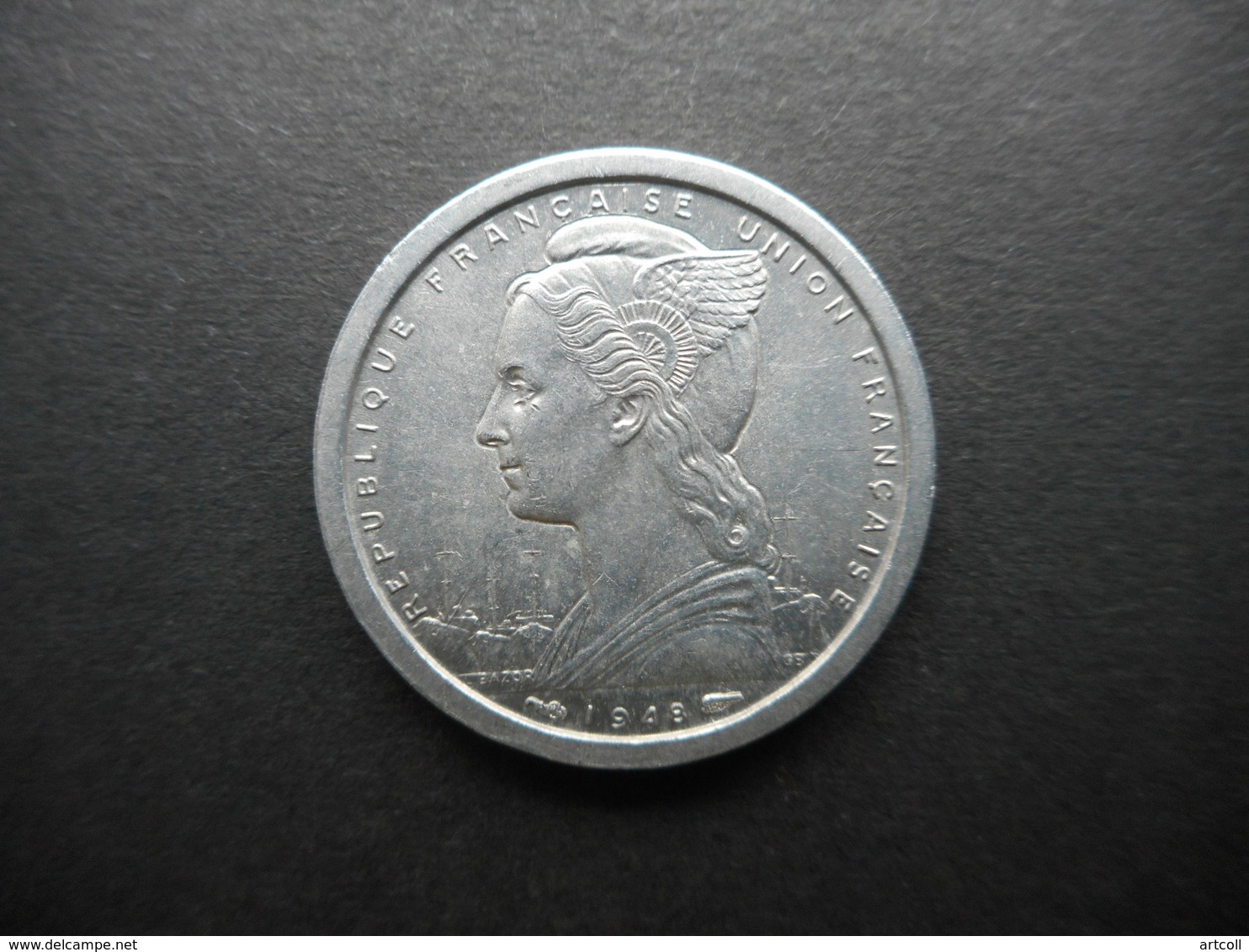 French Equatorial Africa 1 Franc 1948 - Centrafricaine (République)