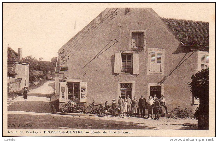 89 BROSSES-le-CENTRE   Route De Chatel-Censoir - Sonstige & Ohne Zuordnung