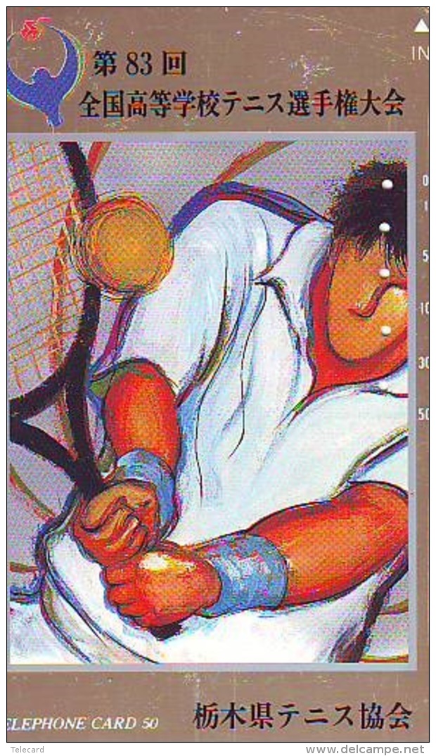 Télécarte Japon * Sport *  TENNIS  *   *  (1983)  PHONECARD JAPAN * TELEFONKARTE * - Sport