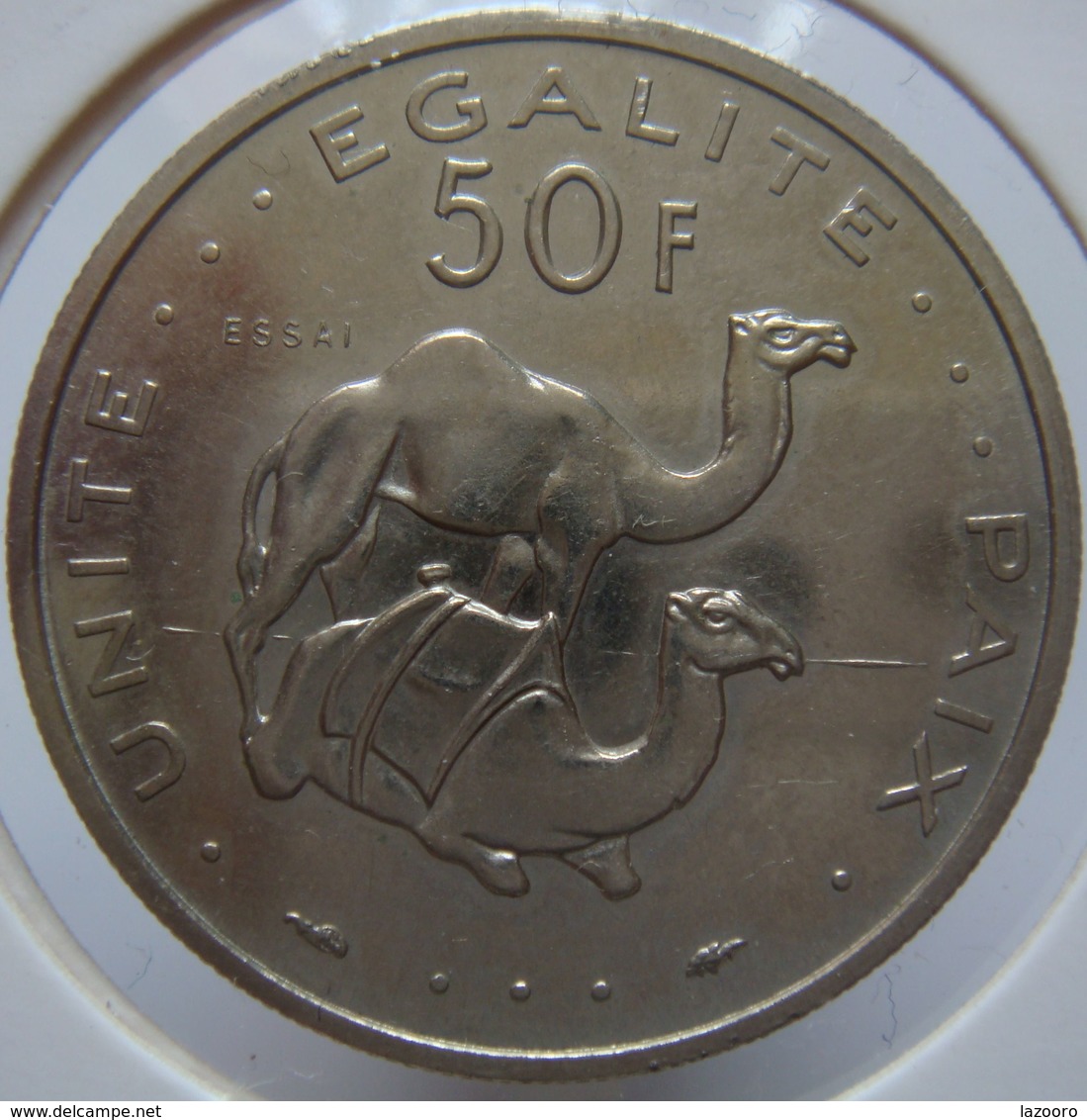 LaZooRo: Djibouti 50 Francs 1977 UNC - Essai - Djibouti