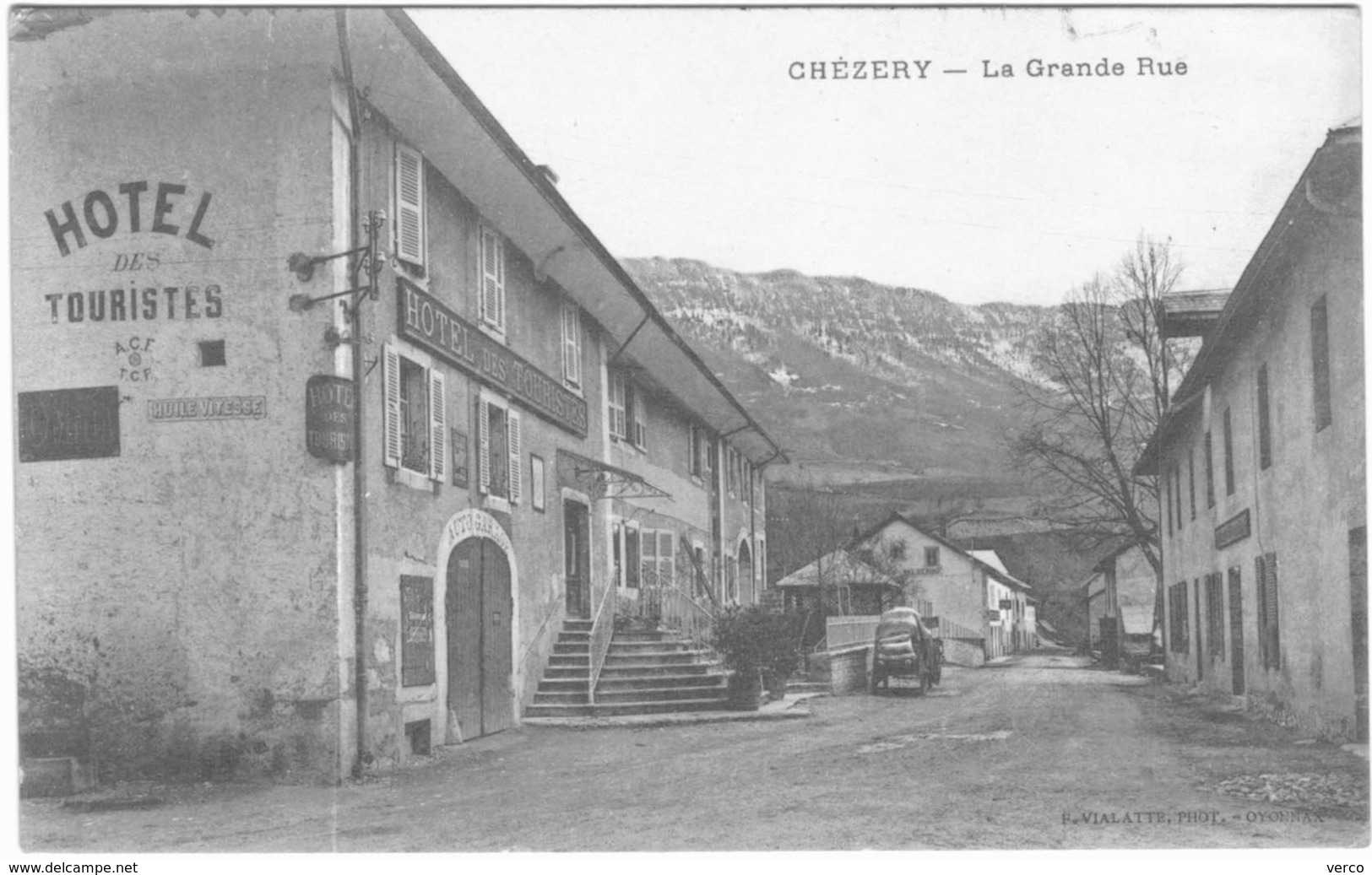 Carte Postale Ancienne De CHEZERY-la Grande Rue - Non Classés