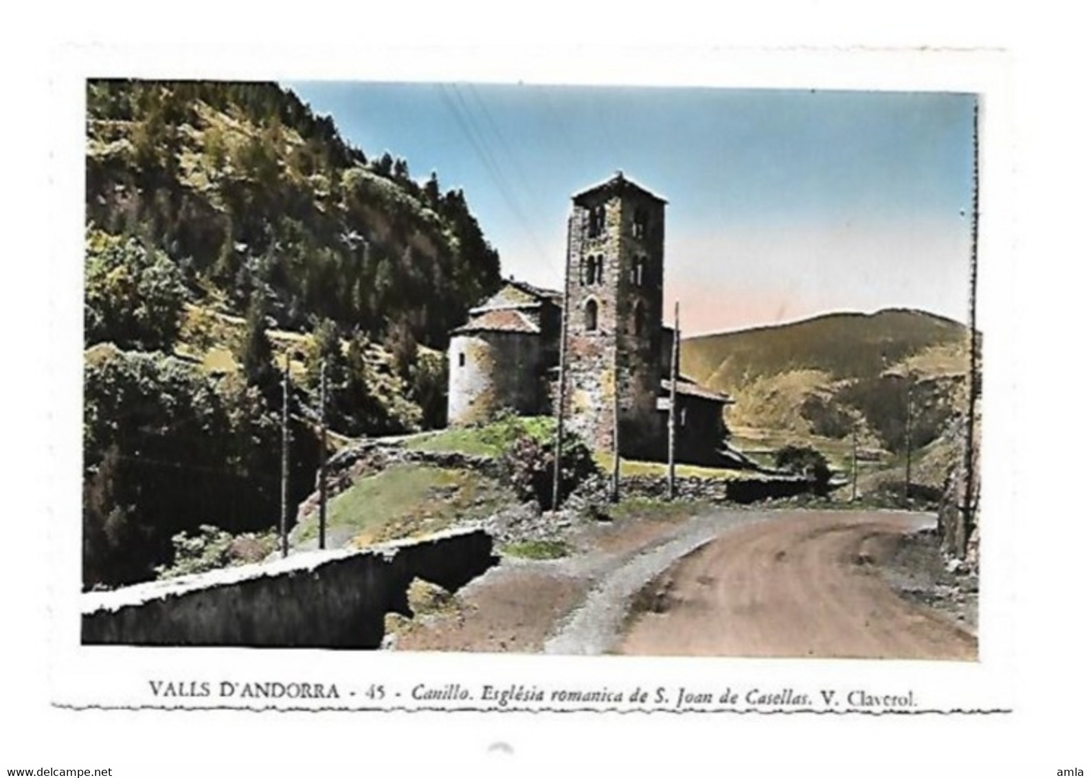 CP ANDORRA CANILLO ESGLESIA ROMANICA S JOAN DE CASELLAS - Andorre