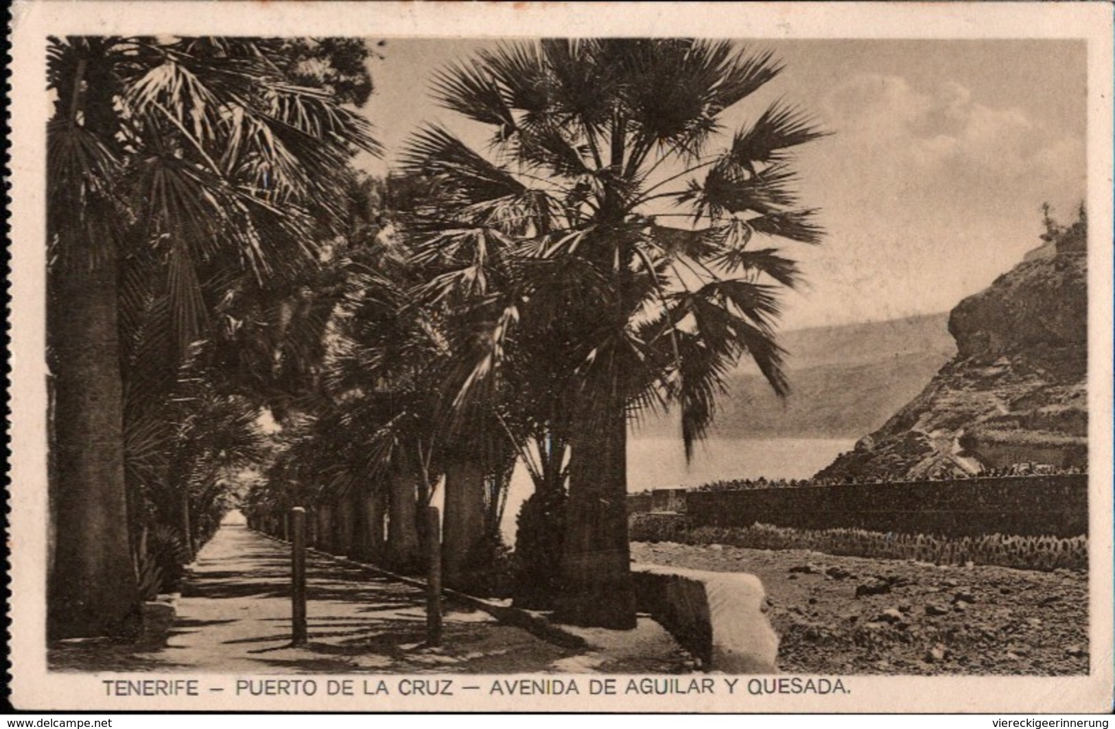 ! Alte Ansichtskarte Tenerife, 1926, Puerto De La Cruz - Tenerife