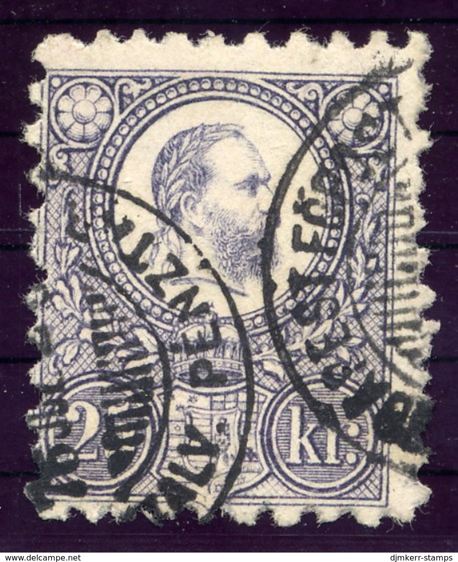 HUNGARY 1871 25 Kr. Engraved, Used.  Michel 13a - Gebruikt