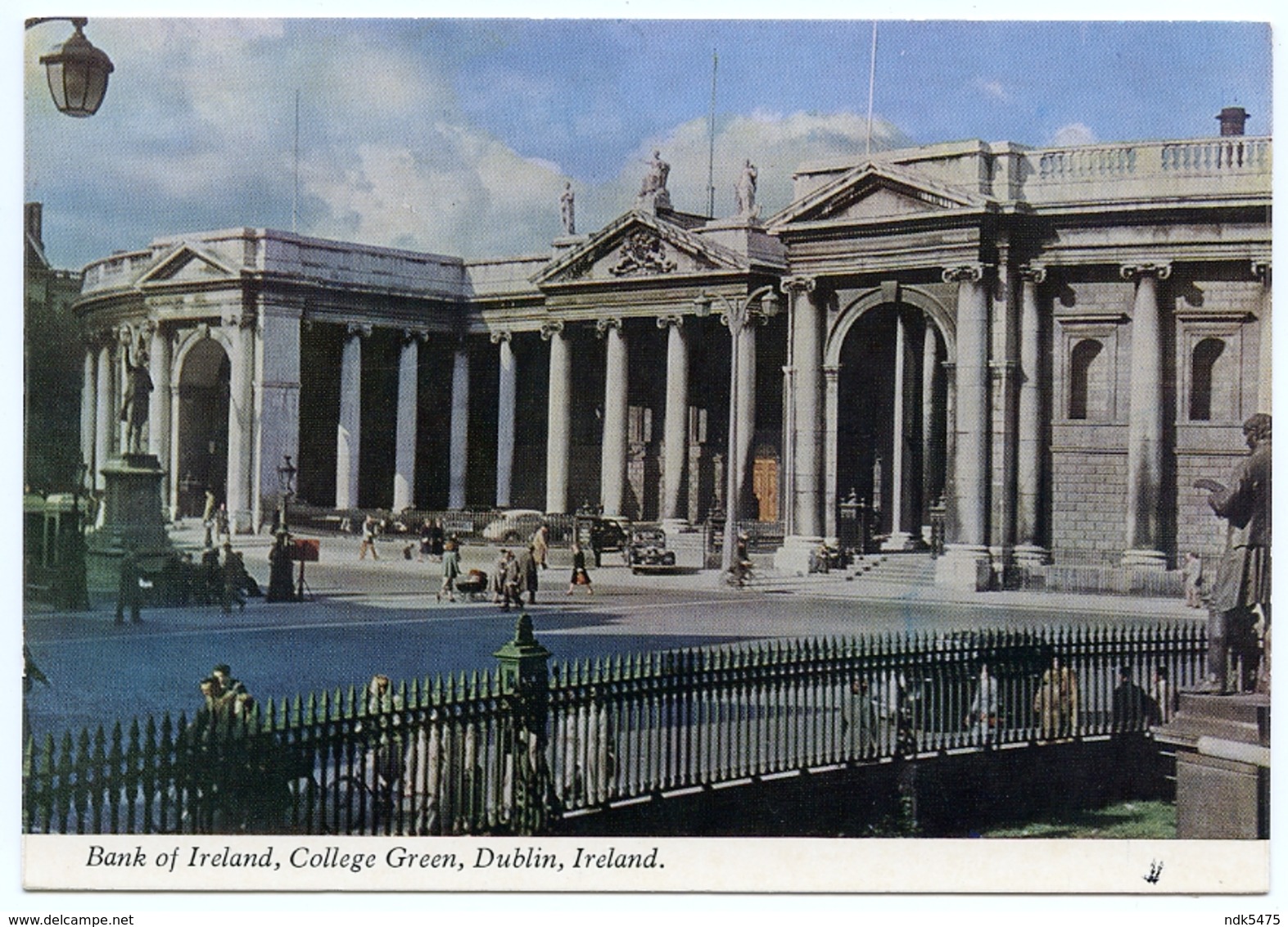 DUBLIN : COLLEGE GREEN - BANK OF IRELAND (10 X 15cms Approx.) - Dublin