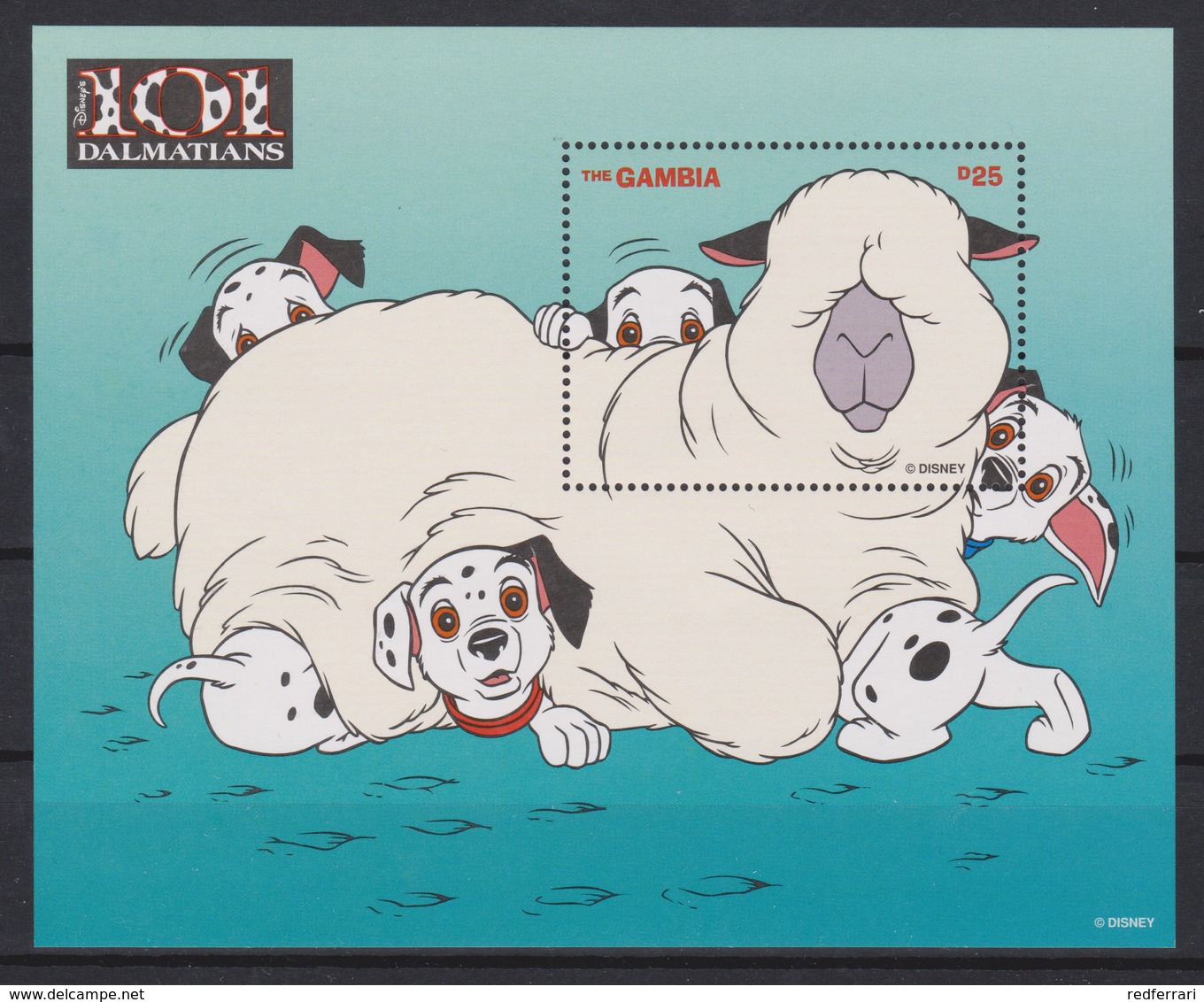 2201  WALT DISNEY   The GAMBIA  (  101 DALMATIENS ) - Disney