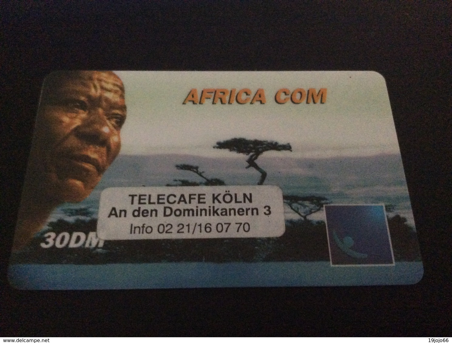 30 DM - Afrika Com - Ozean View -  Little Printed  -   Used Condition - [2] Prepaid