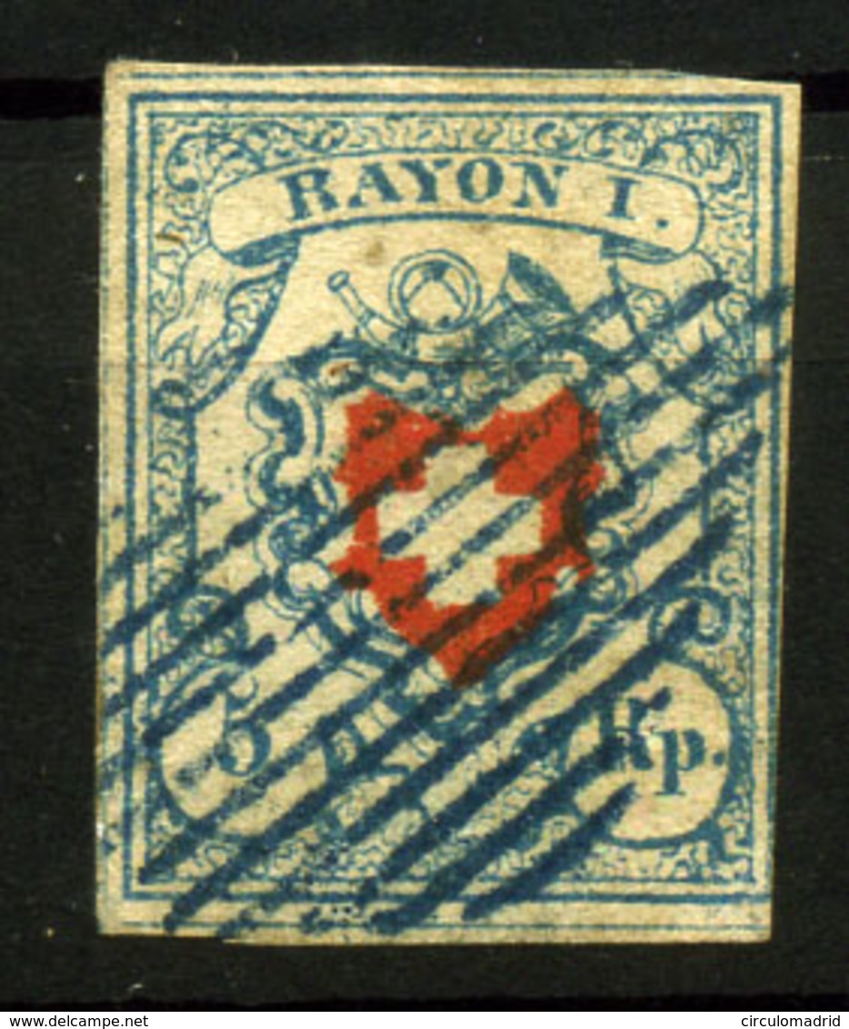 3104- Suiza Nº 20 - 1843-1852 Federale & Kantonnale Postzegels