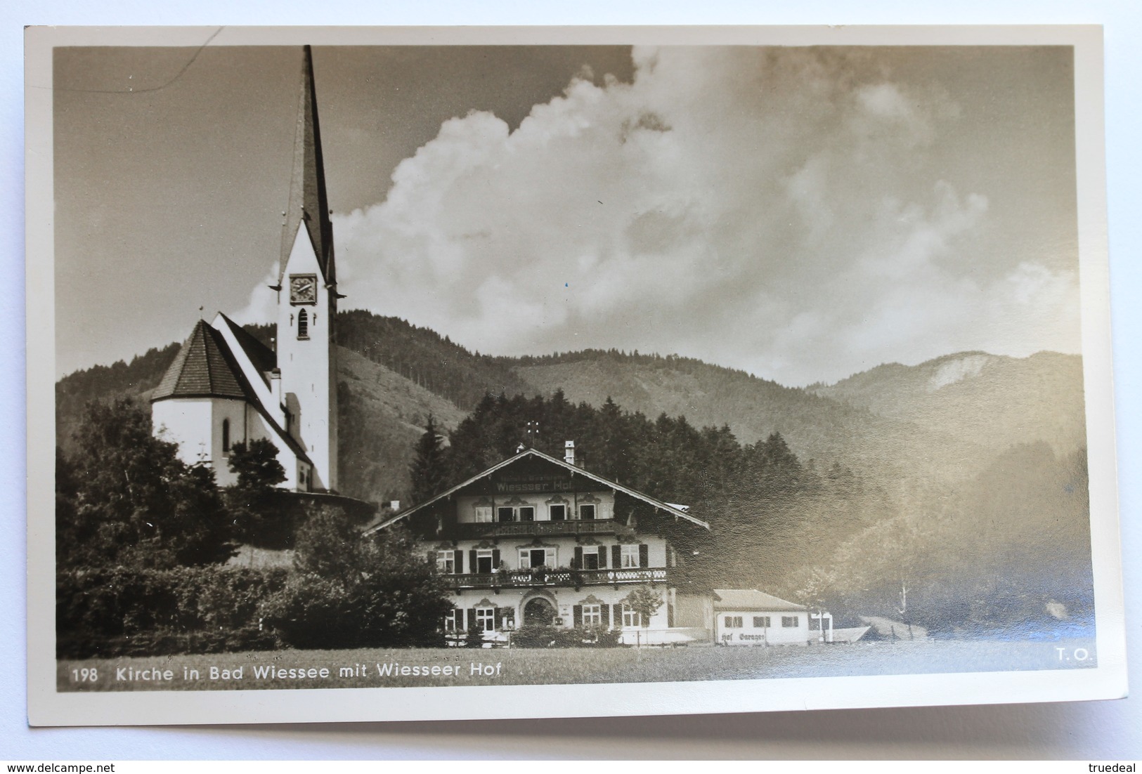 Kirche In Bad Wiessee Mit Wiesseer Hof, Deutschland Germany, Echte Fotografie - Bad Wiessee