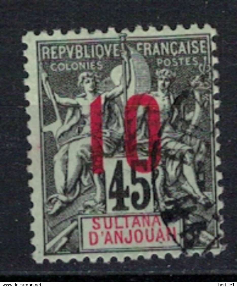 ANJOUAN         N°  YVERT   27     ( 4 )    OBLITERE       ( O   3/28 ) - Used Stamps