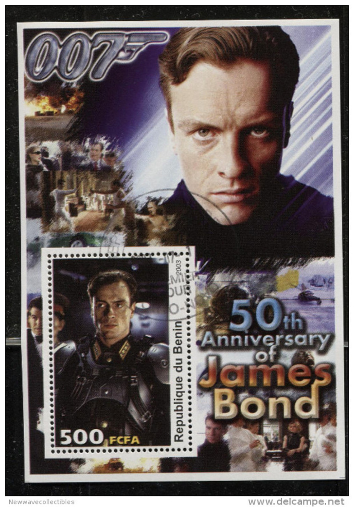 JAMES BOND ,007,Movie On SOUVENIR STAMPS SHEET,CTO USED - Cinema