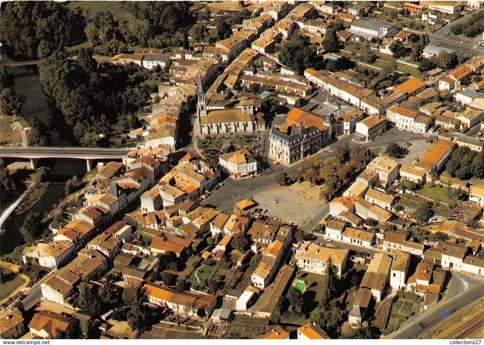 33-COUTRAS- VUE AERIENNE - Autres & Non Classés