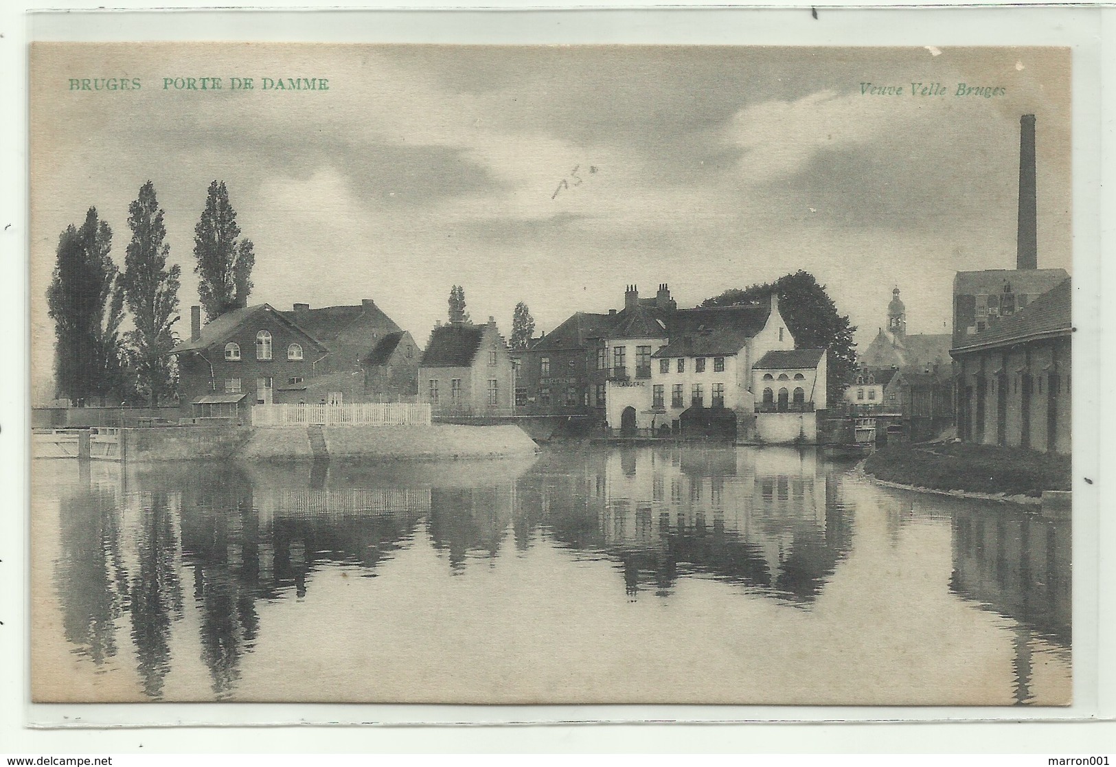 Brugge - Bruges - Porte De Damme , Groene Letters Reeks Zeldzaam - Brugge