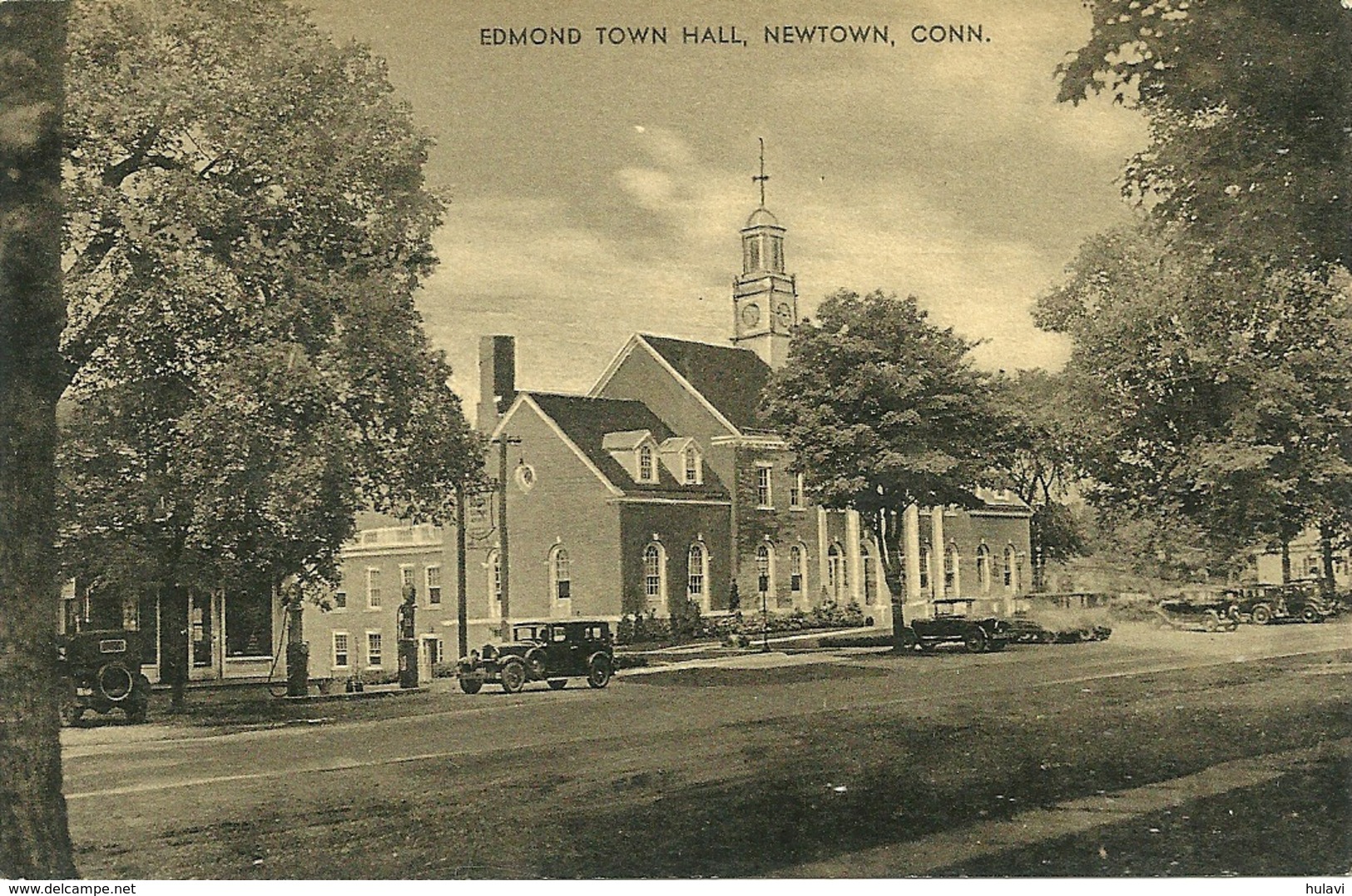 EDMOND TOWN HALL, NEWTOWN, CONN (ref 2458) - Autres & Non Classés