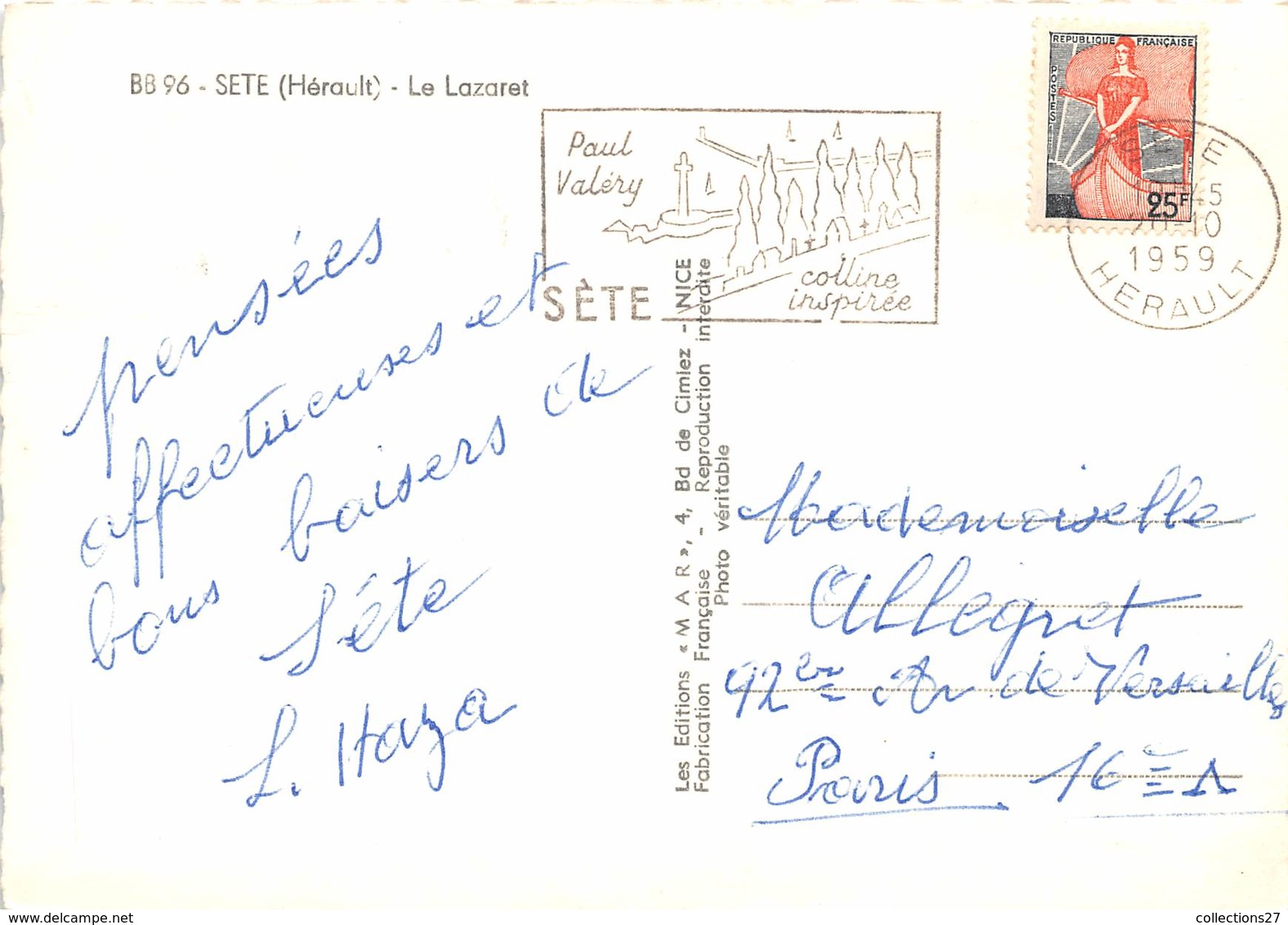 34-SETE- LE LAZARET - Sete (Cette)