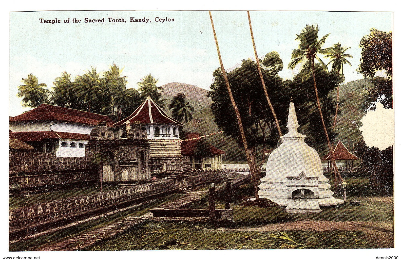 CEYLON - SRI LANKA -  The Temple Of The Sacred Tooth, Kandy, Ceylon - Sri Lanka (Ceylon)