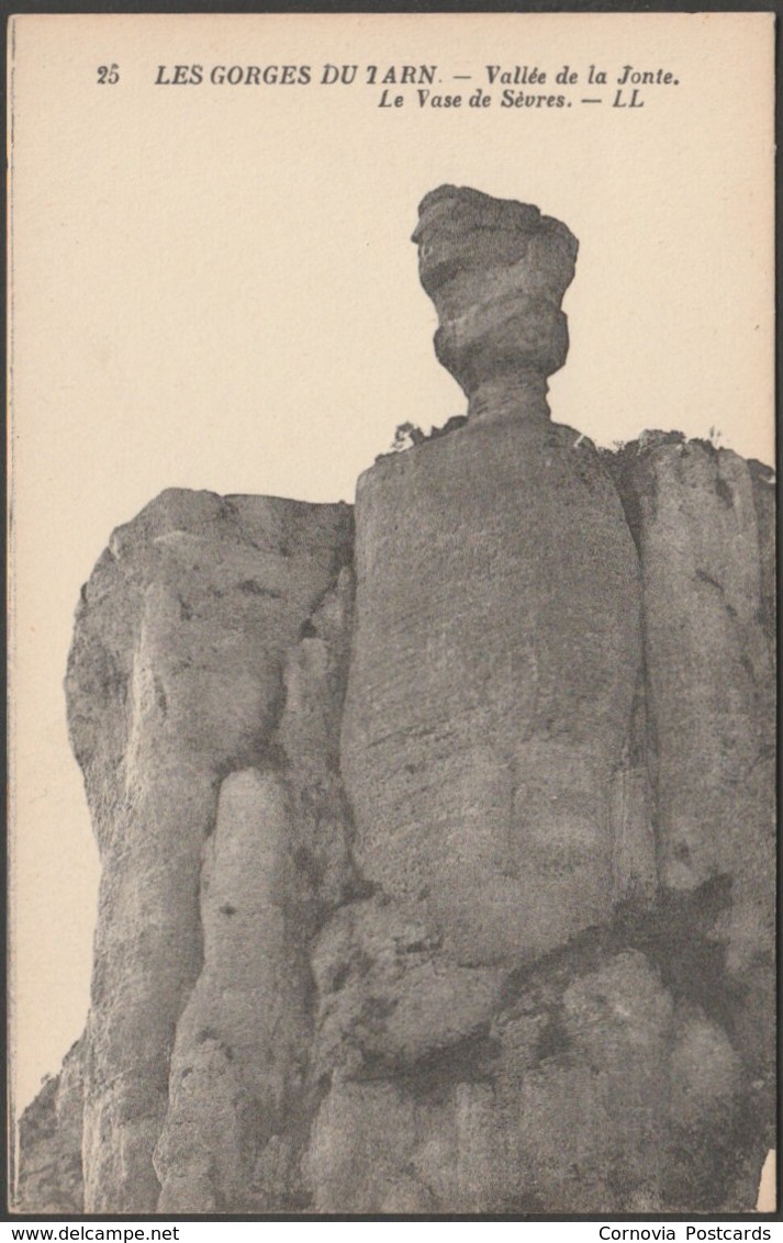 Le Vase De Sèvres, Les Gorges Du Tarn, Lozère, C.1920s - Lévy Et Neurdein CPA LL25 - Gorges Du Tarn