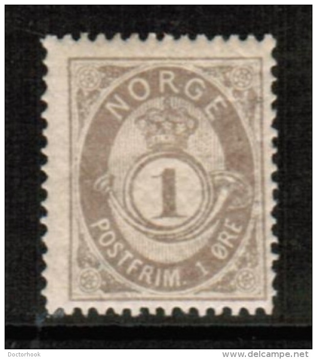 NORWAY  Scott # 36* MINT (THIN) - Unused Stamps