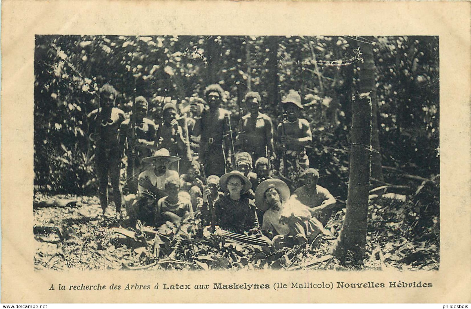 OCEANIE  NOUVELLES HEBRIDES  A La Recherche Des Arbres A LATEX Aux MASKELYNES ( Ile Mallicolo ) - Vanuatu