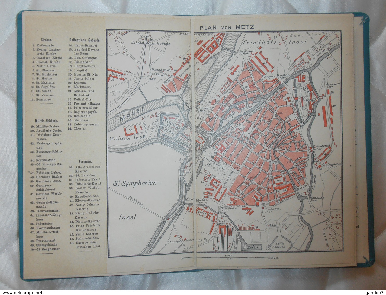 Carte   Ancienne  De   METZ    Début  20ème  Siècle  - - Metz