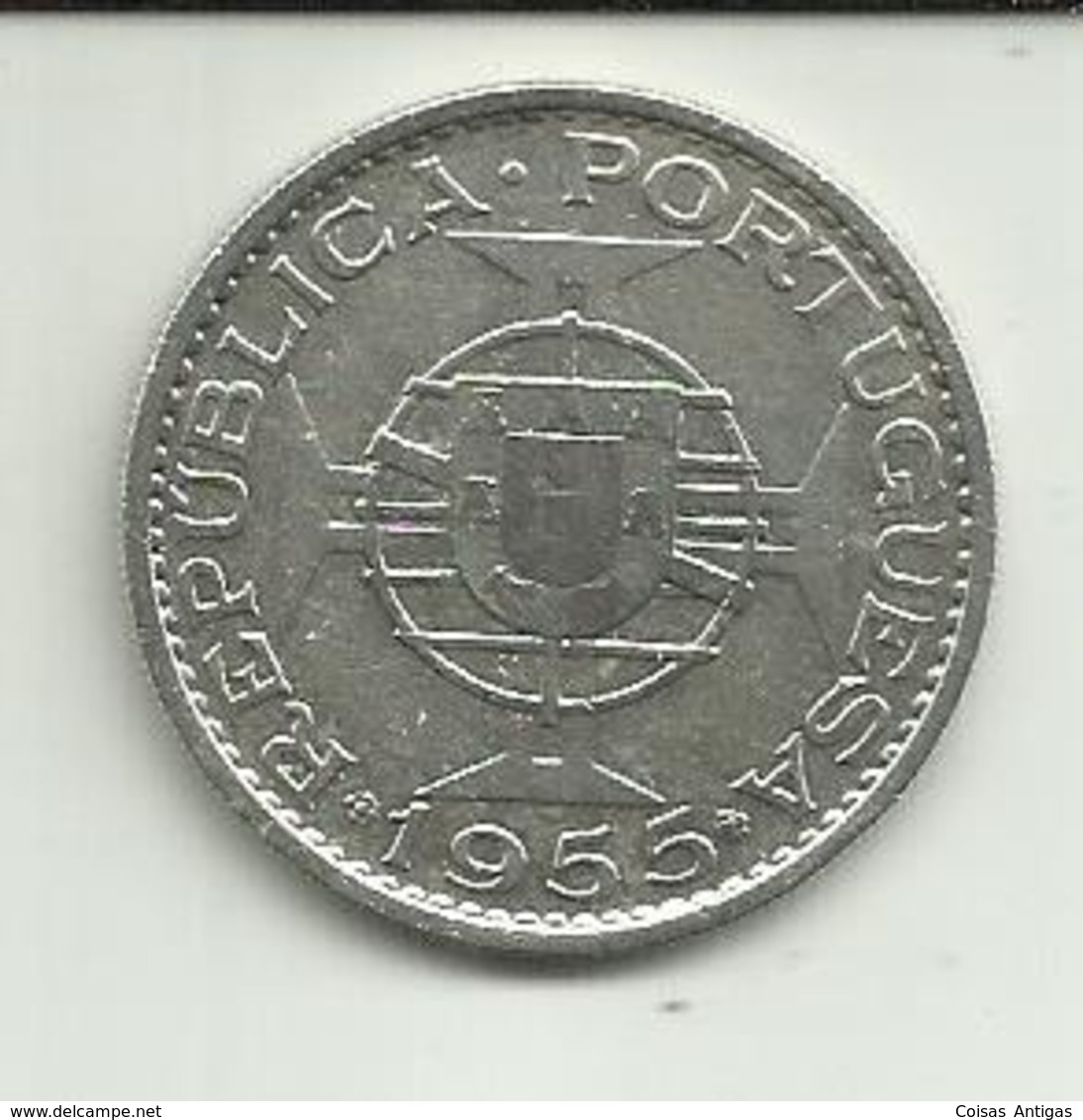20 Escudos 1955 Angola Silver - Angola