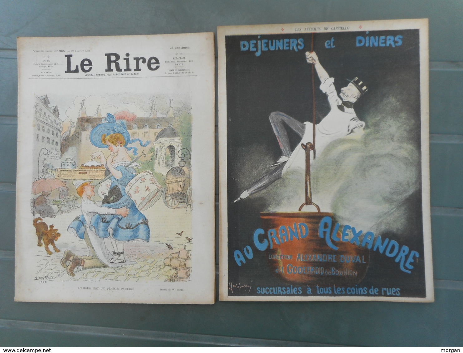 LE RIRE 1908, LOT DE 25 N° DE L'ANNEE 1908, ILLUSTRATEURS 1908,  JOURNAL LE RIRE - 1801-1900