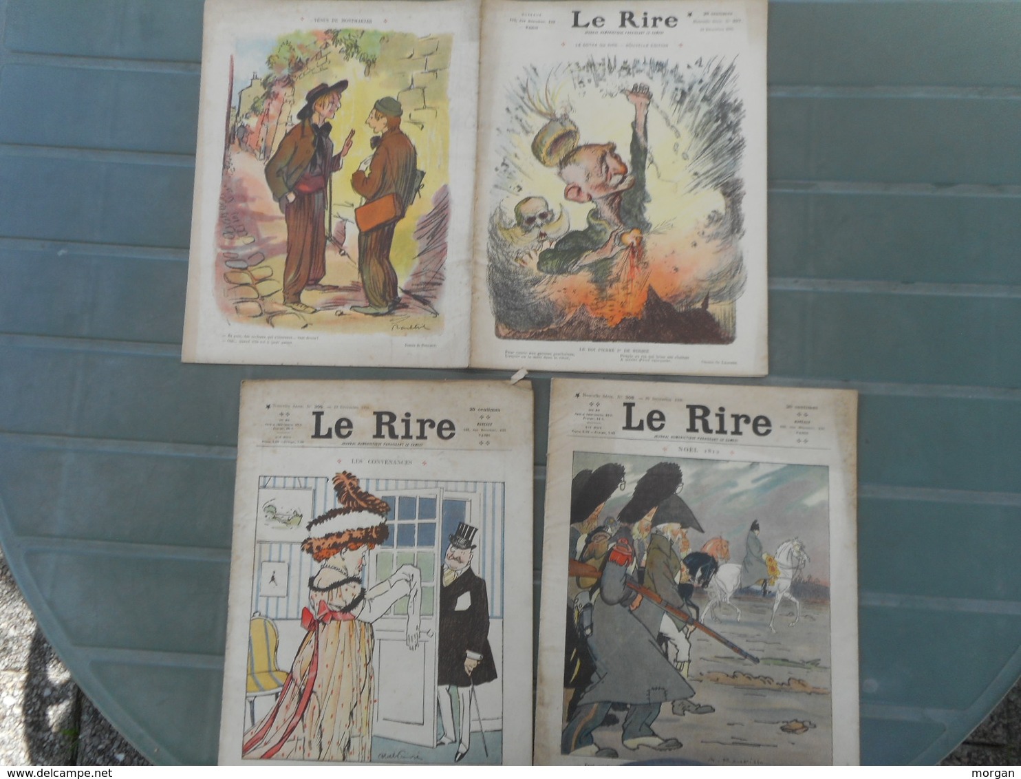 LE RIRE 1908, LOT DE 25 N° DE L'ANNEE 1908, ILLUSTRATEURS 1908,  JOURNAL LE RIRE