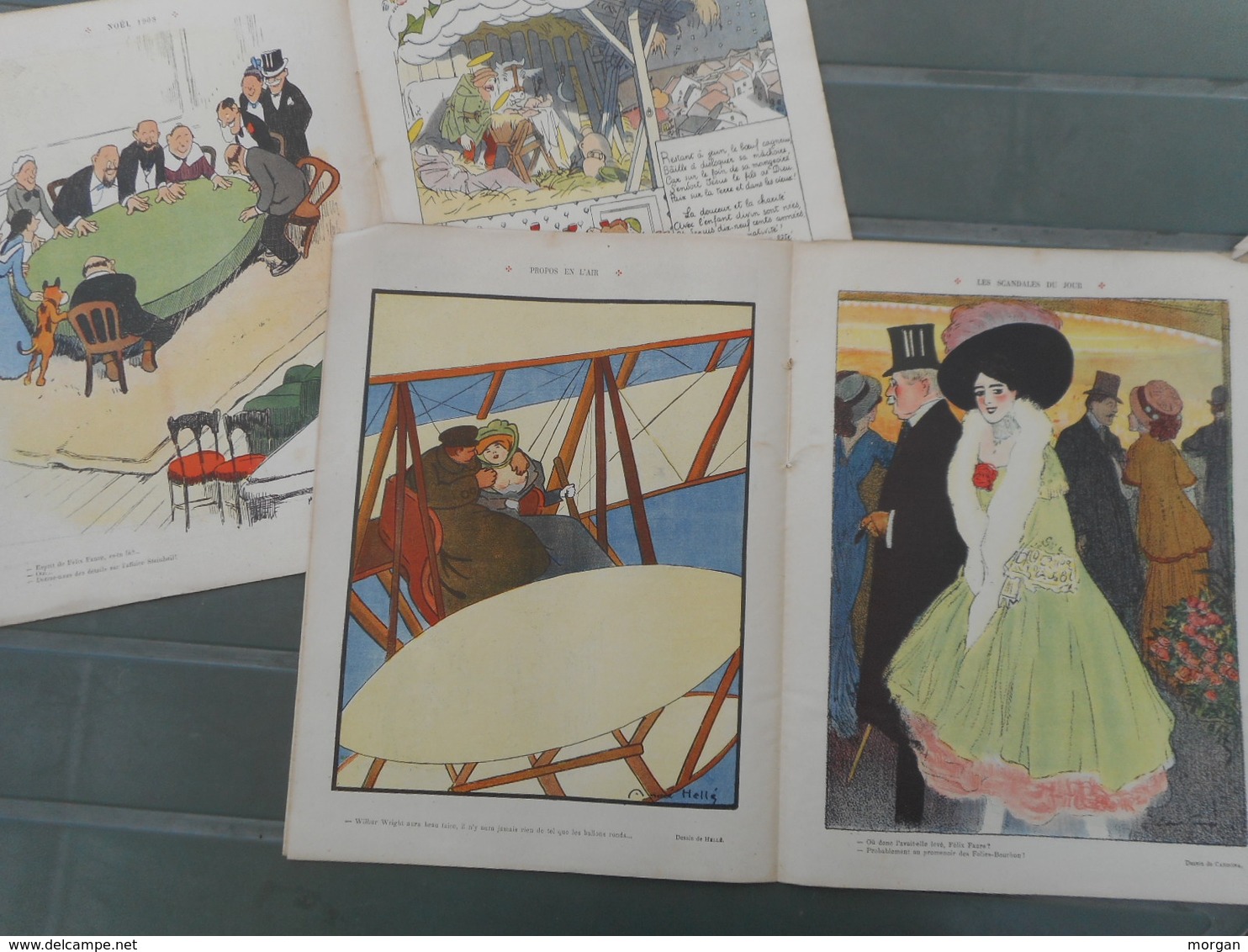 LE RIRE 1908, LOT DE 25 N° DE L'ANNEE 1908, ILLUSTRATEURS 1908,  JOURNAL LE RIRE