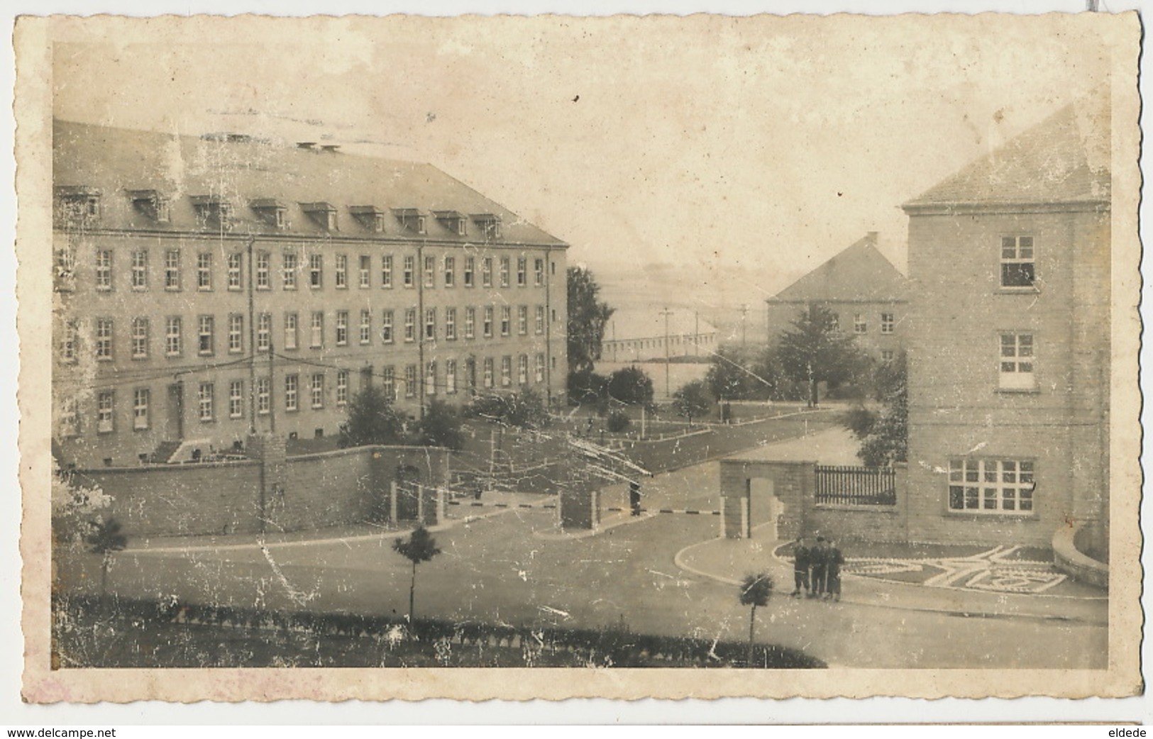 Caserne Bitburg FM Franchise Militaire French Occupation In Germany 1956 Poste Aux Armées - Bitburg