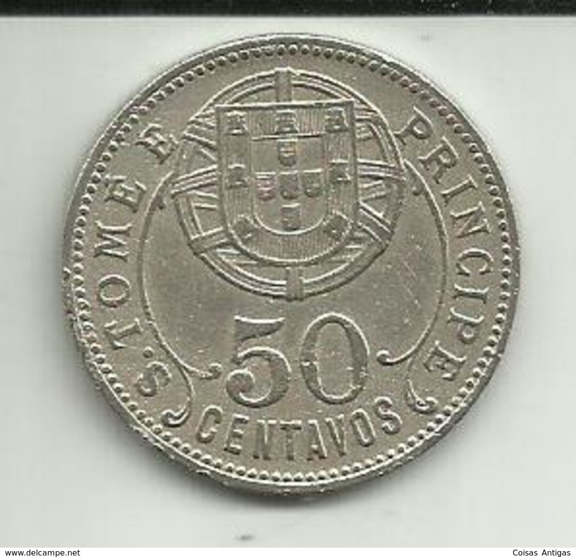 50 Centavos 1928 S. Tomé Very Rare (6) - Sao Tome And Principe