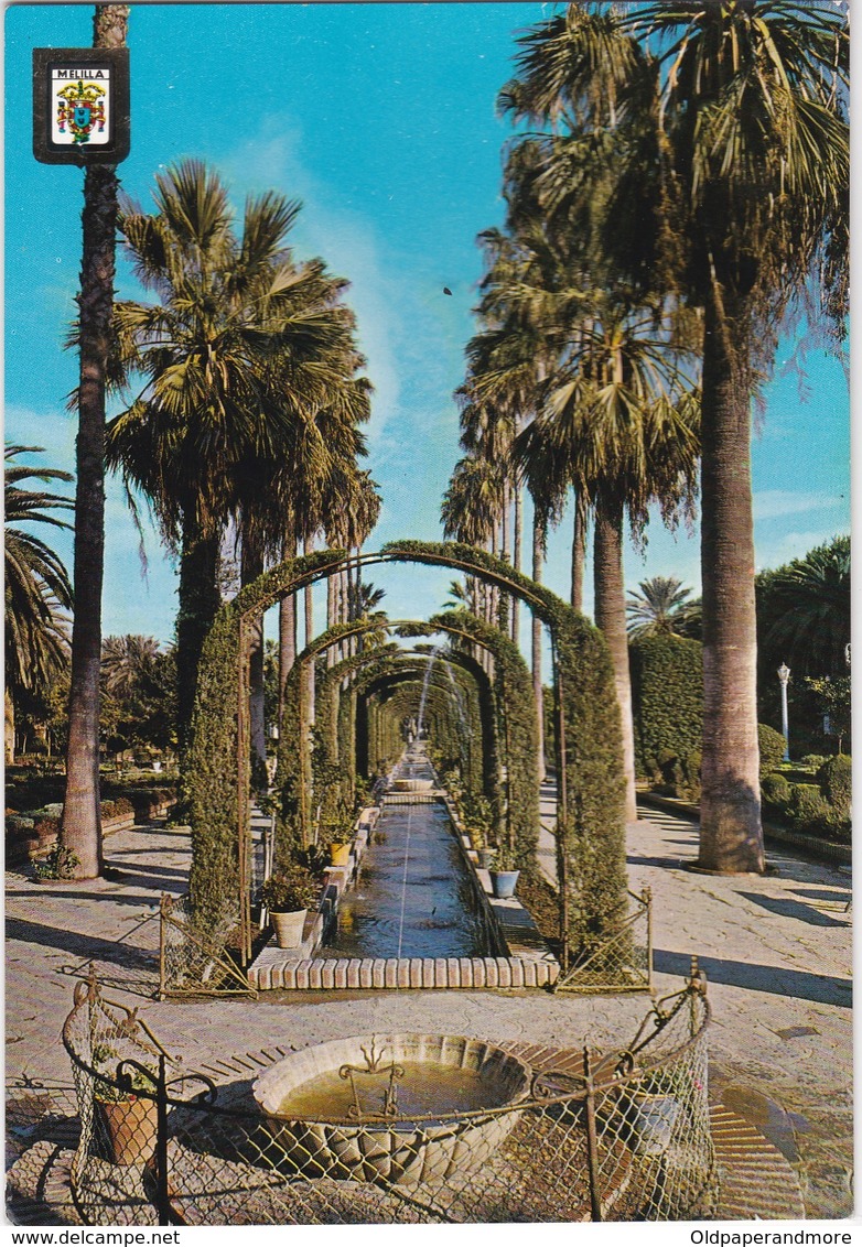 POSTCARD SPAIN ESPAÑA - MELILLA - PARQUE DE HERNANDEZ - Melilla