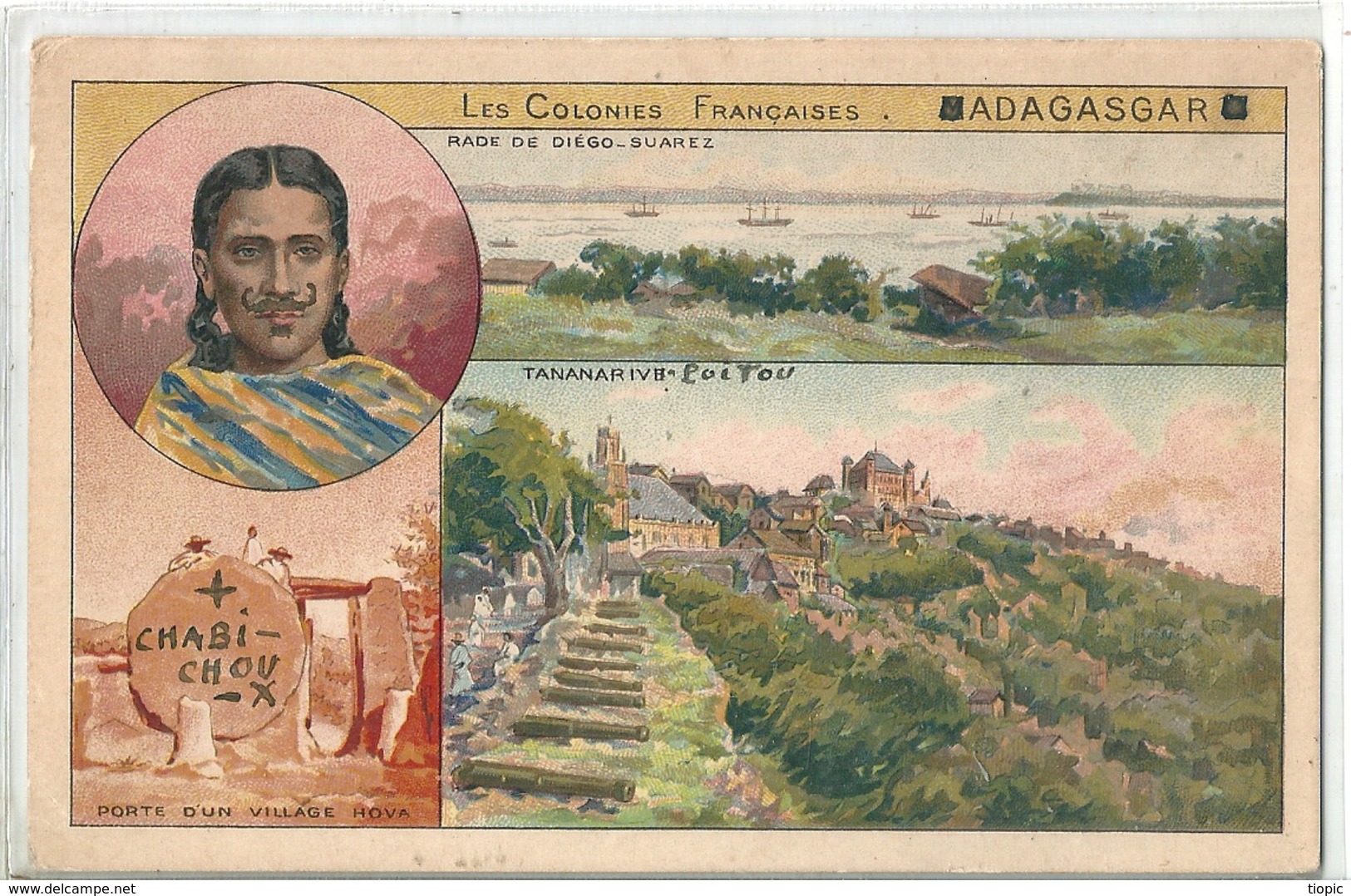 MADAGASCAR   -  Les  Colonies  Françaises   -  Rade De Diego - Suarez  Et  Tananariva - - Madagascar