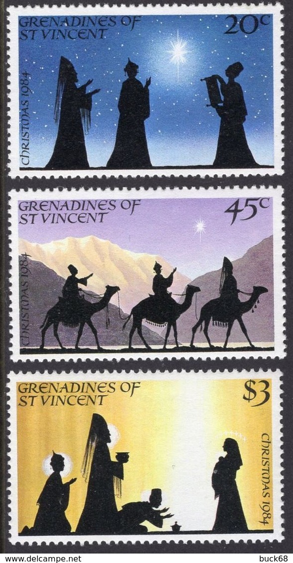 SAINT-VINCENT Grenadines 371 à 373 ** MNH Rois Mages Noël Nativité Navidad Christmas Natale Kersmit Weihnachten - St.Vincent & Grenadines