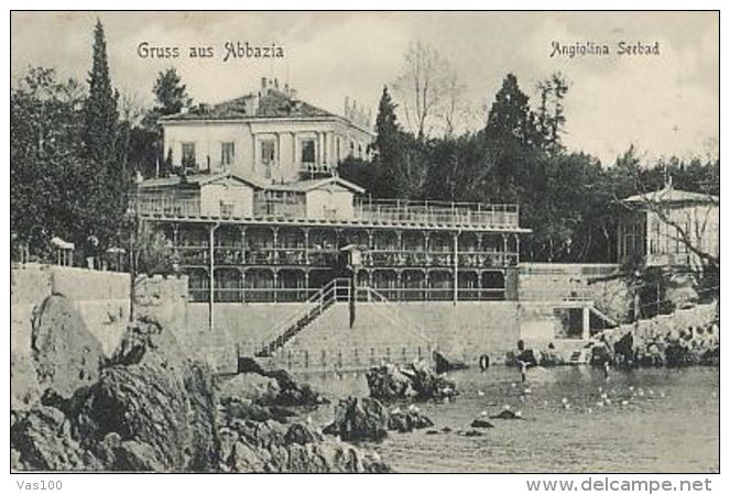 CPA OPATIJA- VILLA ANGIOLINA, SEA FRONT - Croatia