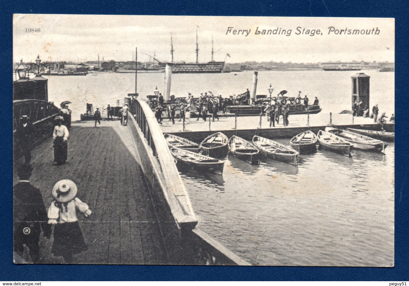 Portsmouth ( Hampshire). Ferry Landing Stage. 1909 - Portsmouth