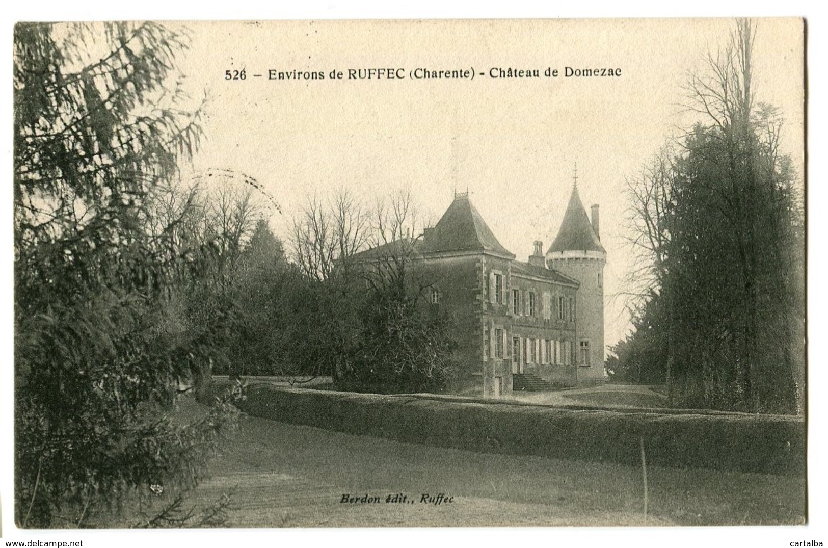 CPA 16 Charente Ruffec Environs Château De Domezac - Ruffec