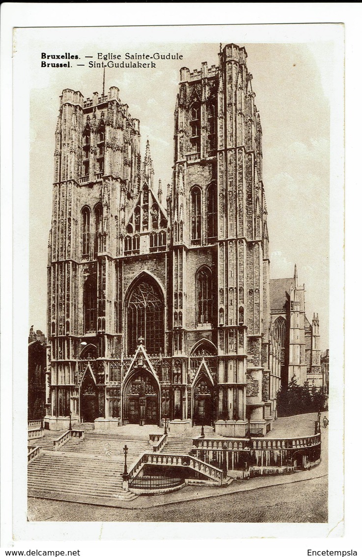 CPA - Carte Postale -BELGIQUE - Bruxelles - Eglise Sainte Gudule - 1939- S560 - Monumenten, Gebouwen