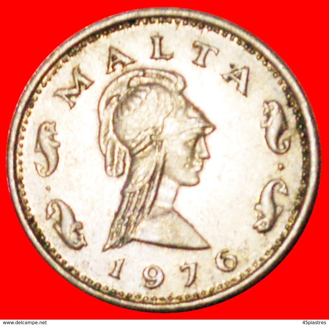 √ DOLPHINS (1972-1982): MALTA ★ 2 CENTS 1976! LOW START ★ NO RESERVE! - Malte