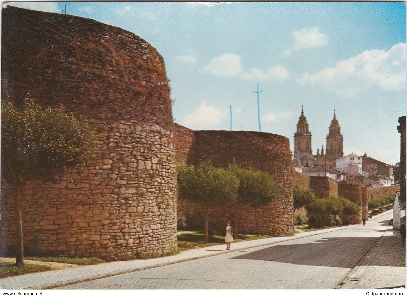 POSTCARD SPAIN ESPAÑA - LUGO - MURALLA ROMANA - Lugo