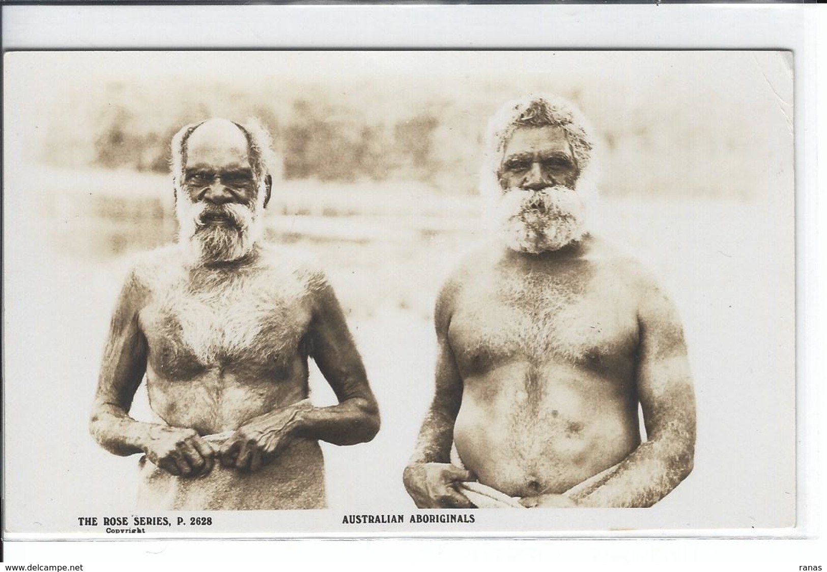 CPA Australie Australia Aborigènes écrite Carte Photo RPPC - Aborigenes