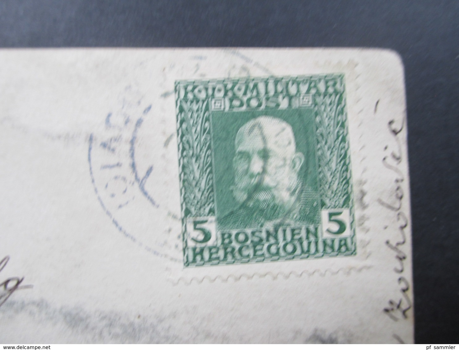 Österreich / Bosnien Um 1912 Nr. 67 EF Auf Echtfoto Postkarte. Baby / Kleinkind Im Hochstuhl - Briefe U. Dokumente