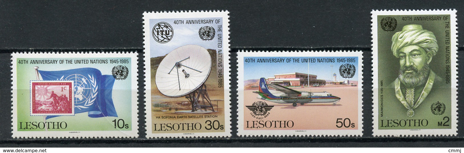 1985 - LESOTHO - Mi. Nr. 536/539 - NH - (CW4755.14) - Lesotho (1966-...)